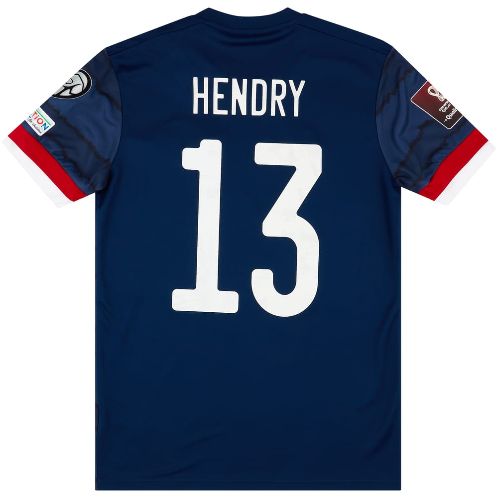2020-21 Scotland Home Shirt Hendry #13 - NEW - (S)