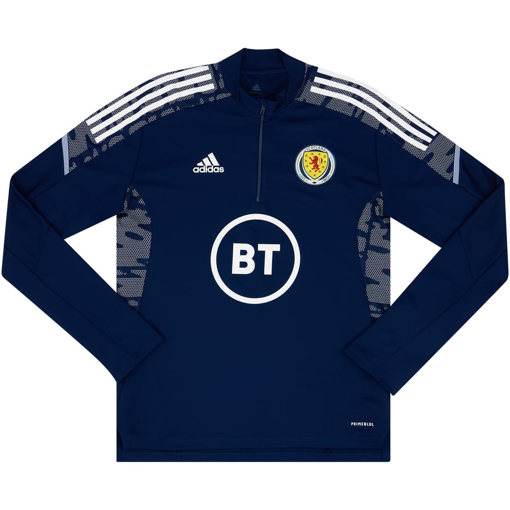 2021-22 Scotland Player Issue 1/4 Zip Training Drill Top - (M)