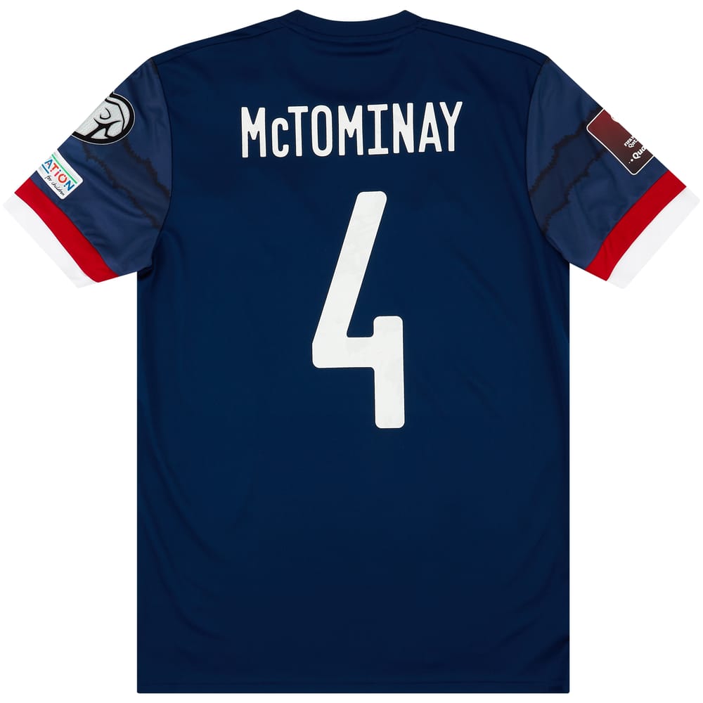 2020-21 Scotland Home Shirt McTominay #4 - NEW - (M)