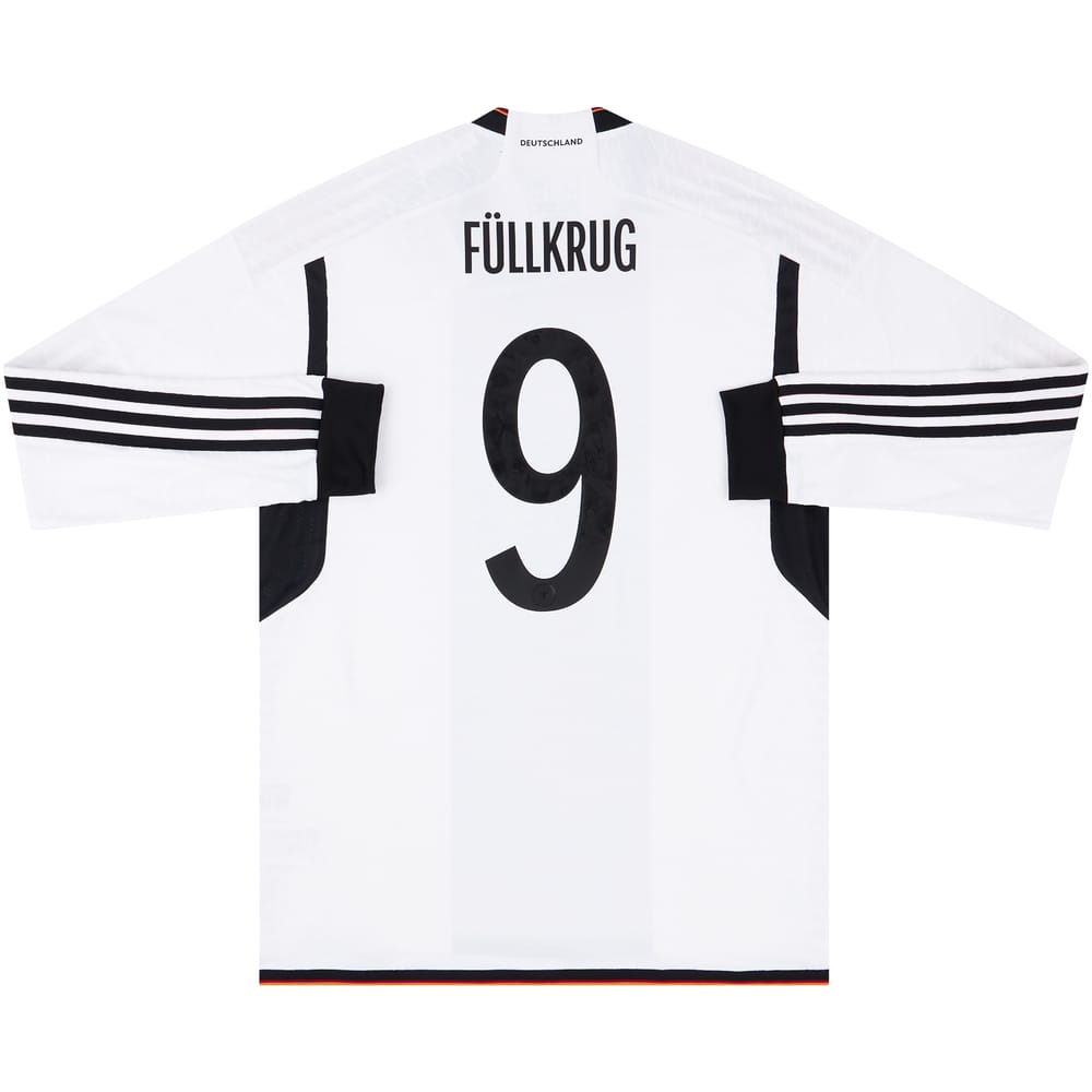 2022-23 Germany Player Issue Authentic Home L/S Shirt Füllkrug #9 - NEW