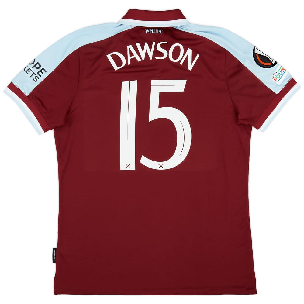 2021-22 West Ham Home Shirt Dawson #15 - (L)