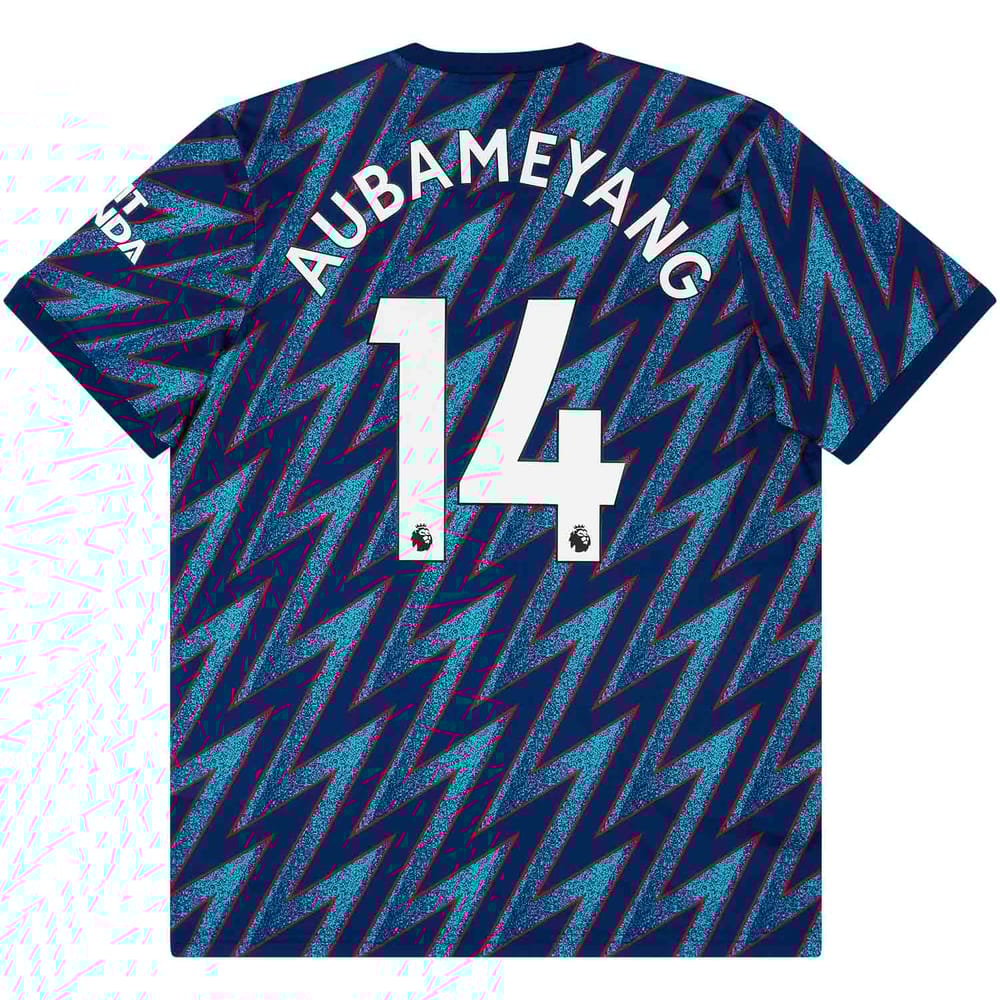 2021-22 Arsenal Third Shirt Aubameyang #14 - NEW