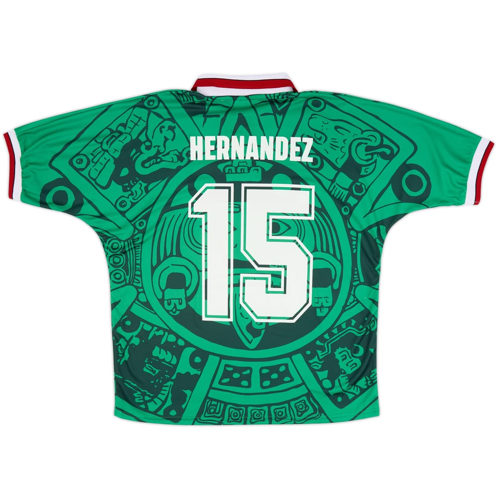 1998 Mexico ABA Sport Réédition Maillot Domicile Hernandez #15