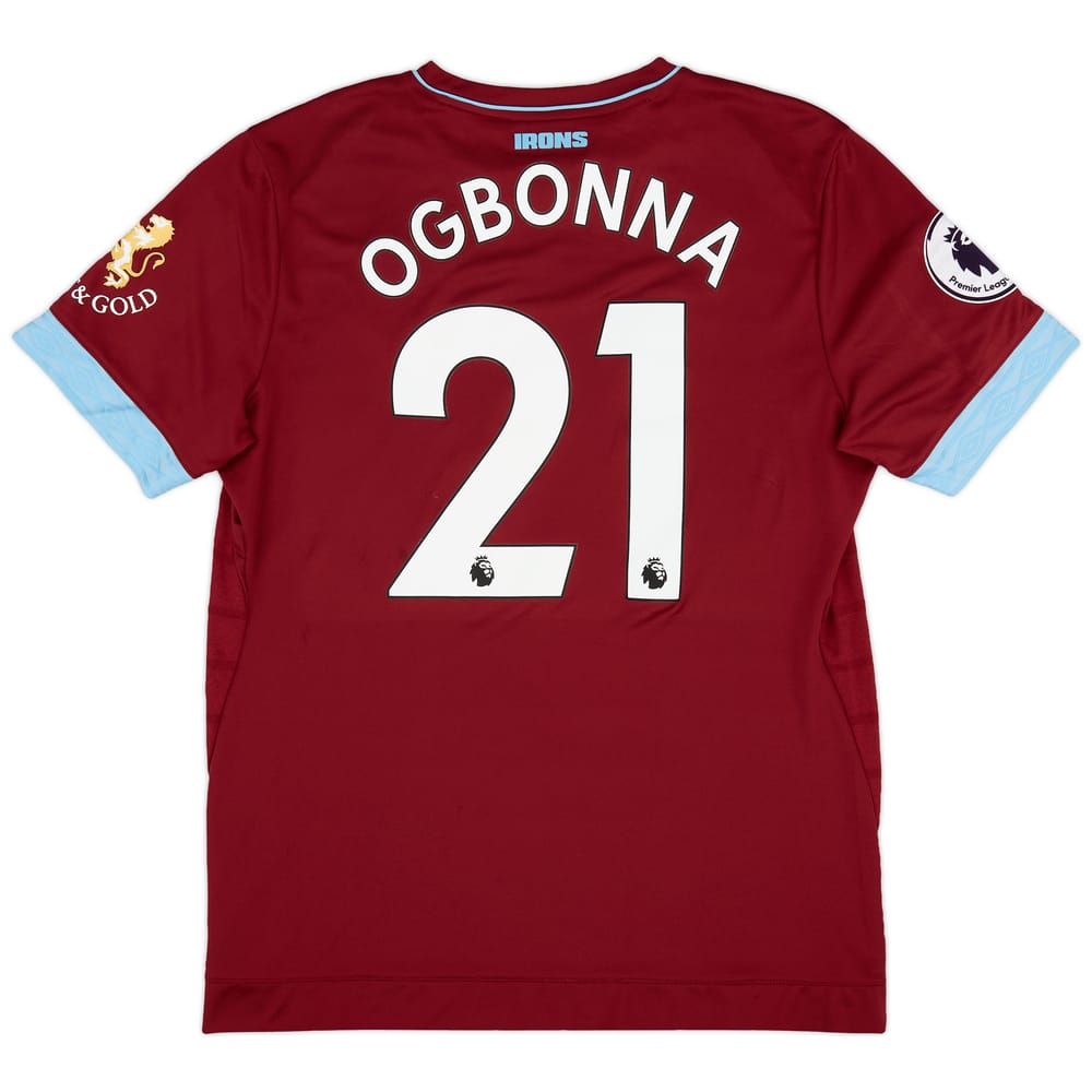 2018-19 West Ham Home Shirt Ogbonna #21 - (L)