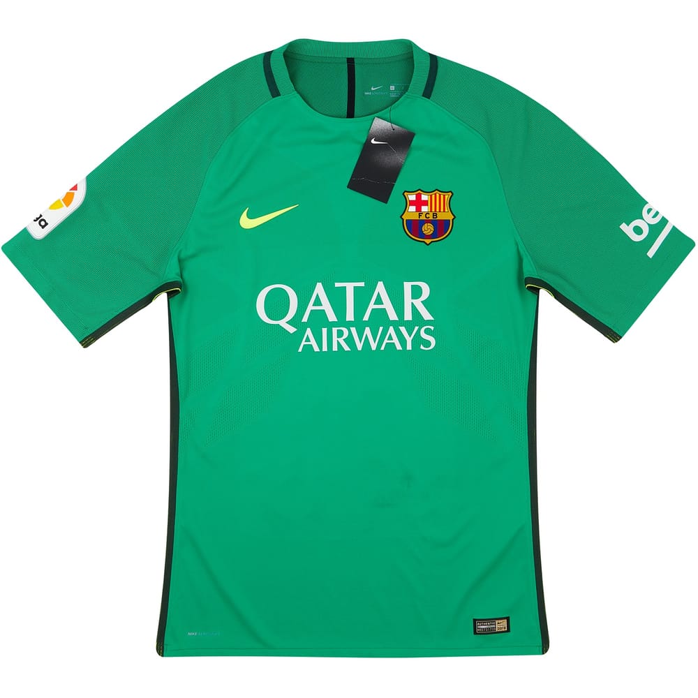 2016-17 Barcelona Player Issue GK Away Shirt *w/Tags* L