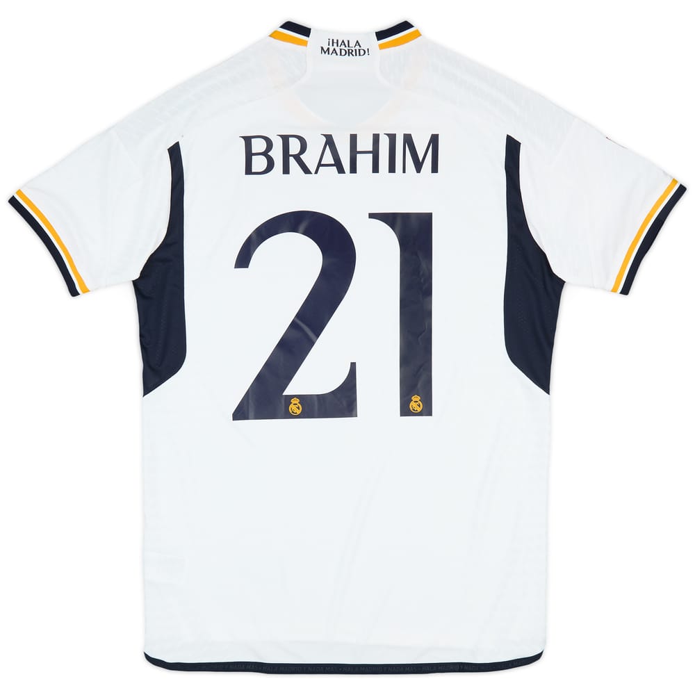 2023-24 Real Madrid Authentic Home CL Shirt Brahim #21 (S)