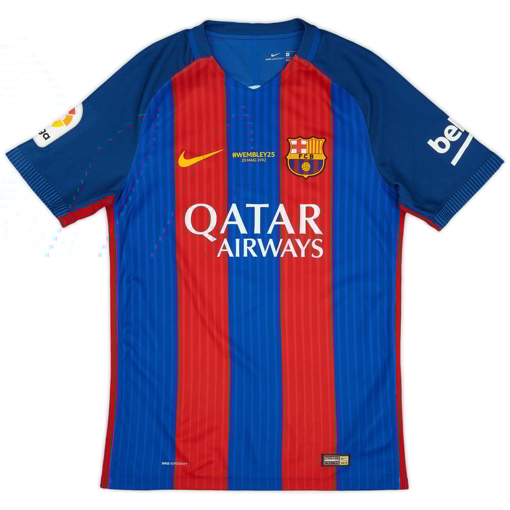 2016-17 Barcelona Authentic Home Shirt - (M)