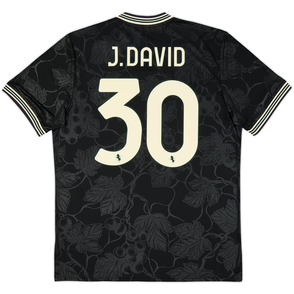 2025-26 Juventus Third Shirt J.David #30