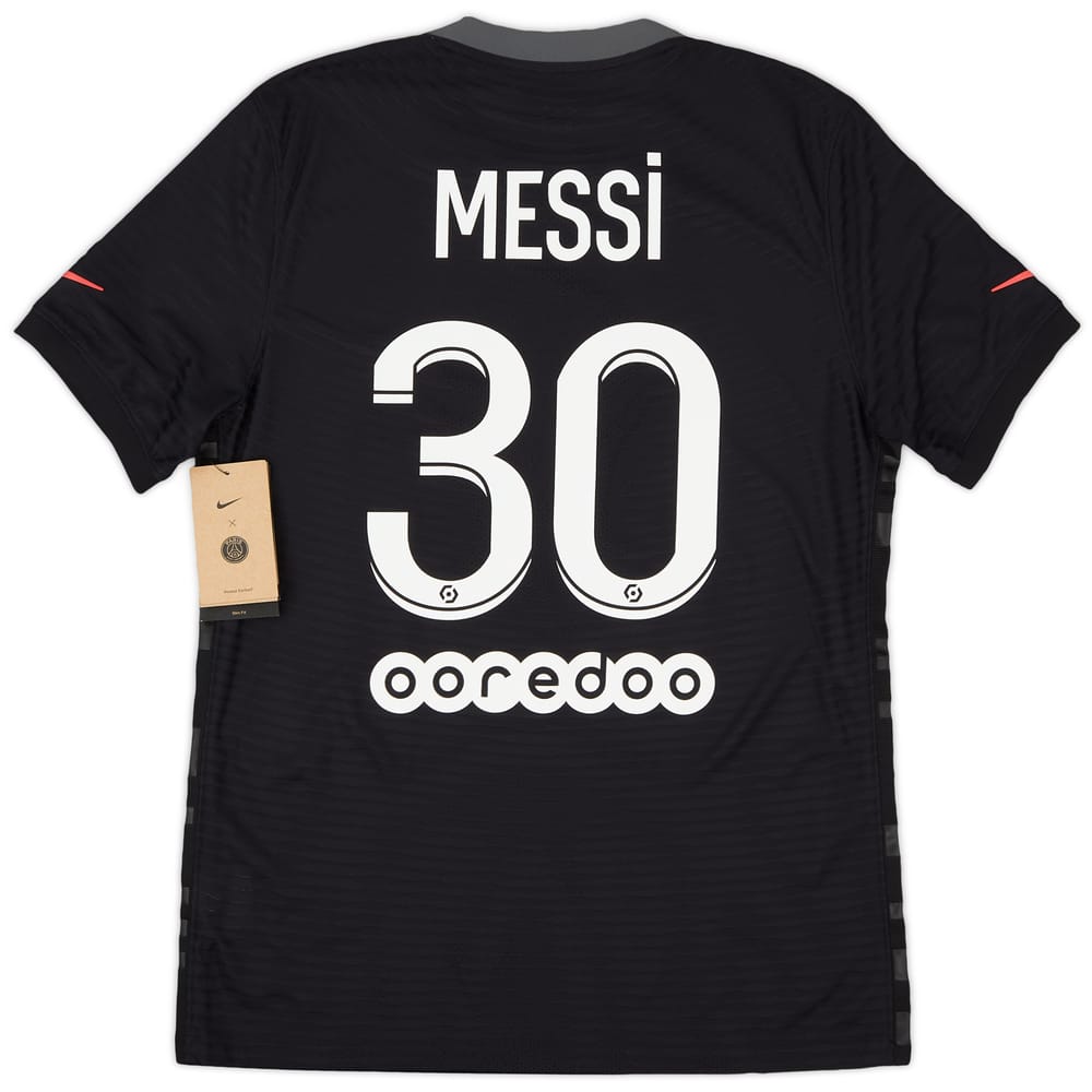 2021-22 Paris Saint-Germain Authentic Third Shirt Messi #30 - NEW - (M)