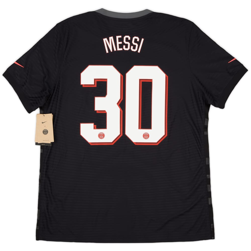 2021-22 Paris Saint-Germain Authentic Third Shirt Messi #30 (XL)