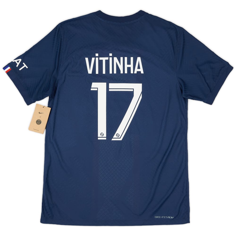 2022-23 Paris Saint-Germain Authentic Home Shirt Vitinha #17 (M)