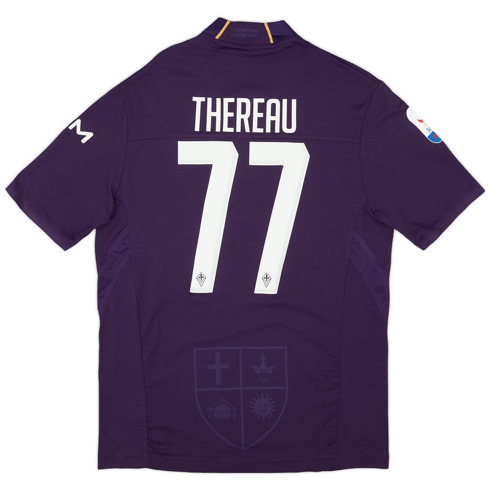 2018-19 Fiorentina Player Issue Home Shirt Thereau #77 - As New - (L)