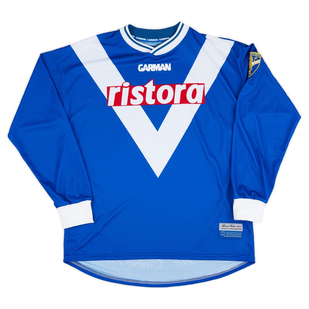2000-01 Brescia Garman Reissue L/S Home Shirt