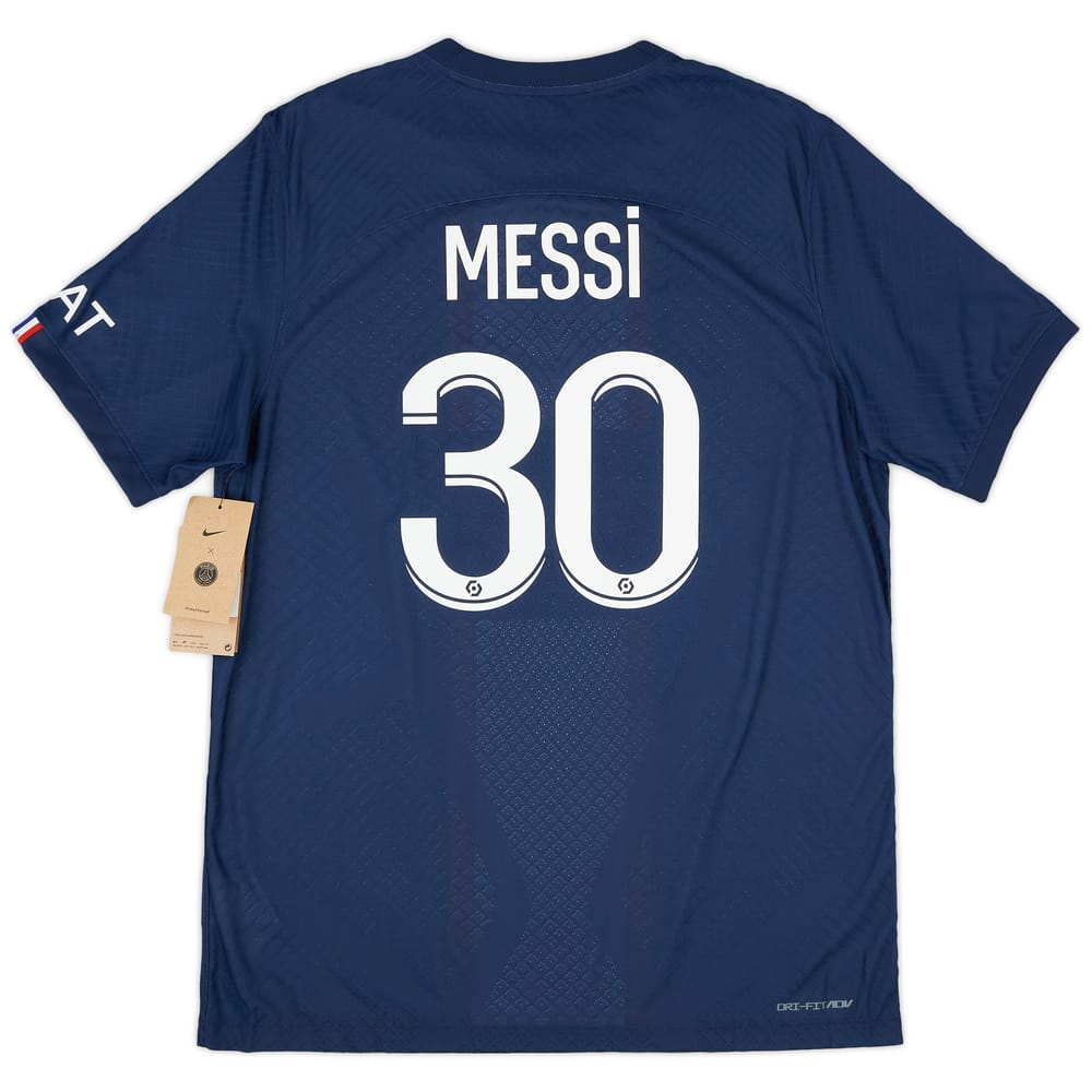 2022-23 Paris Saint-Germain Authentic Home Shirt Messi #30