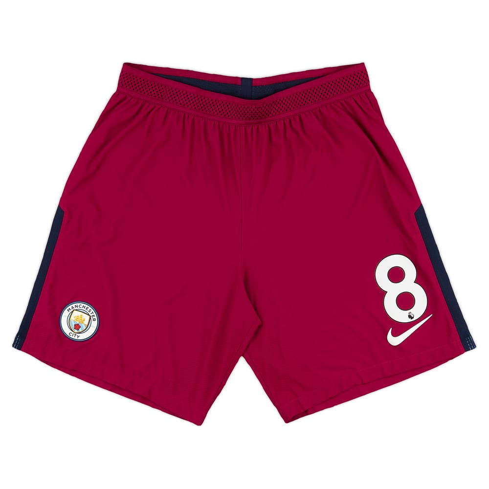2017-18 Manchester City Player Issue Away Shorts #