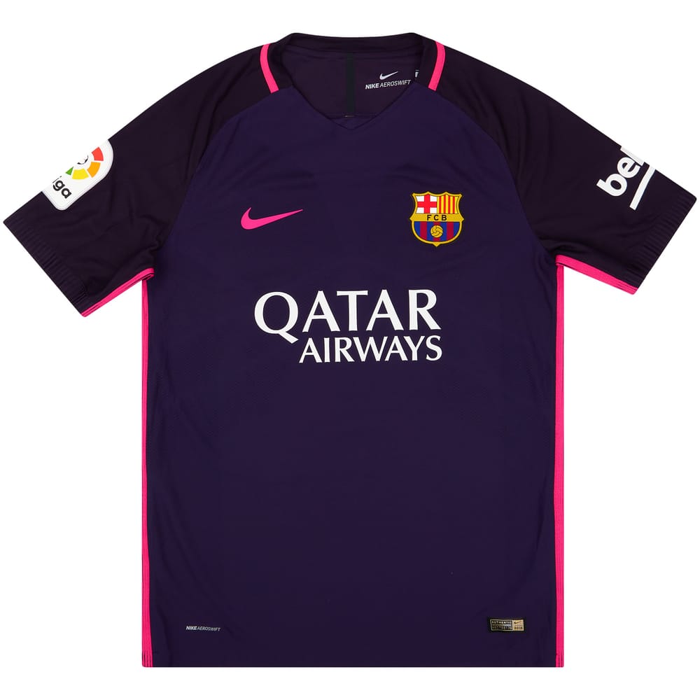 2016-17 Barcelona Authentic Away Shirt *As New* L