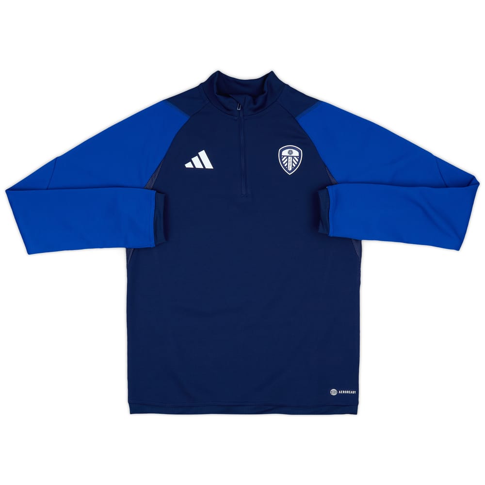 2023-24 Leeds United adidas 1/4 Zip Training Top (L.Kids)