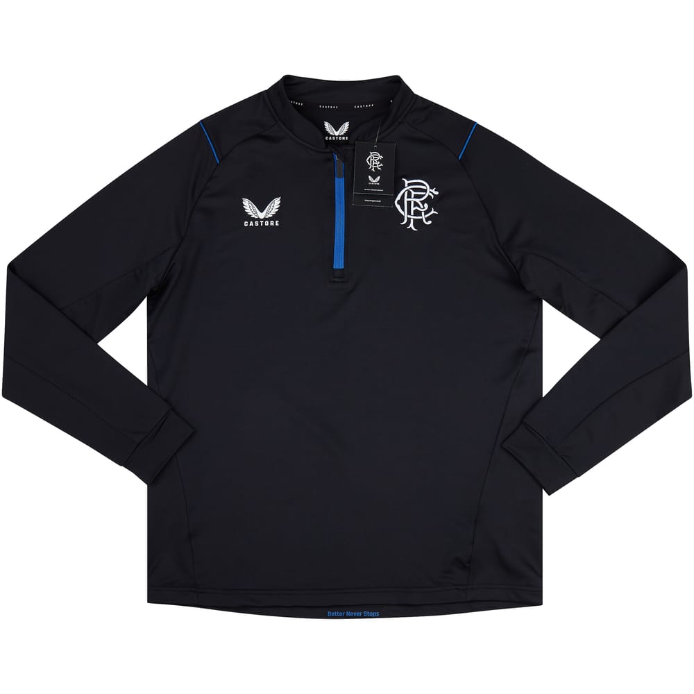 2022-23 Rangers Castore 1/4 Zip Training Top