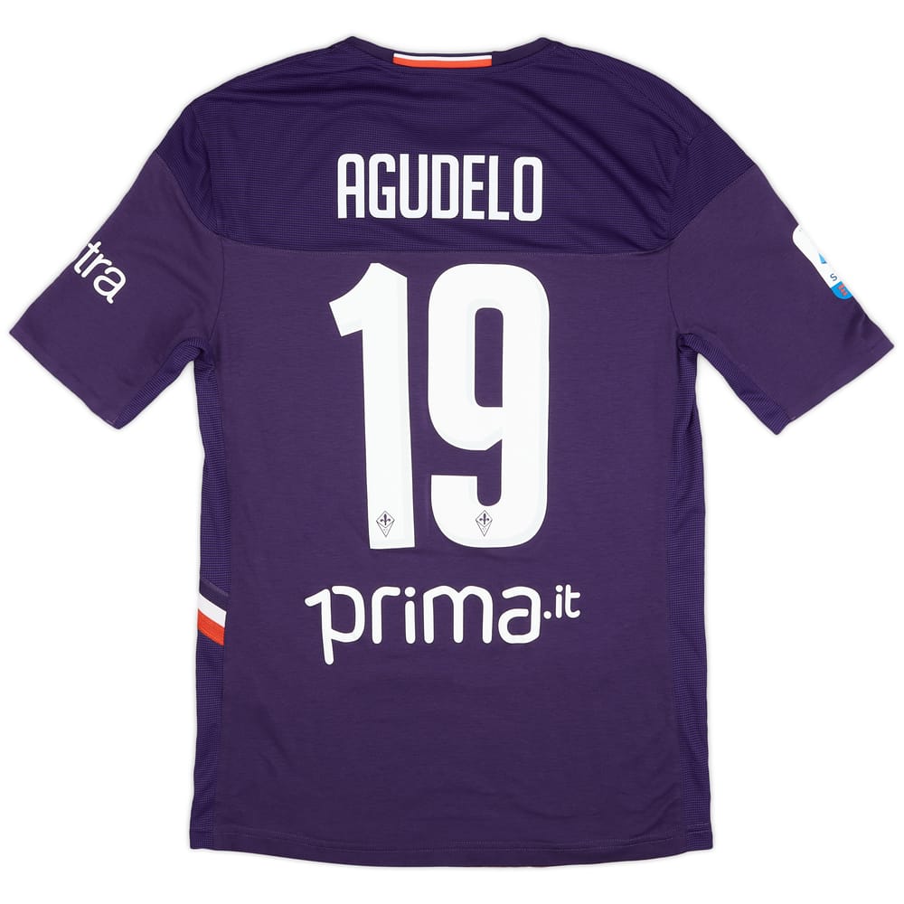 2019-20 Fiorentina Match Issue Home Shirt Agudelo #19 - As New - (M)