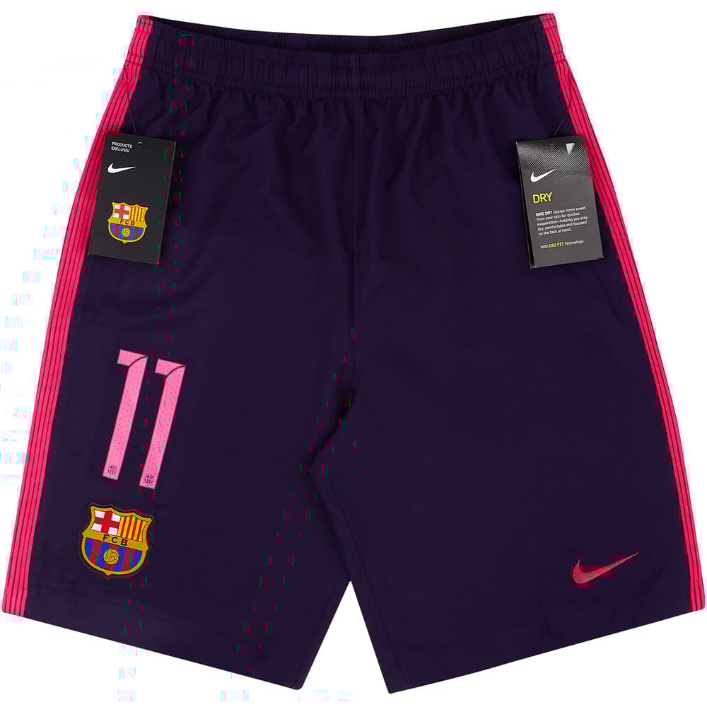 2016-17 Barcelona Away Shorts #11 (Neymar Jr) KIDS