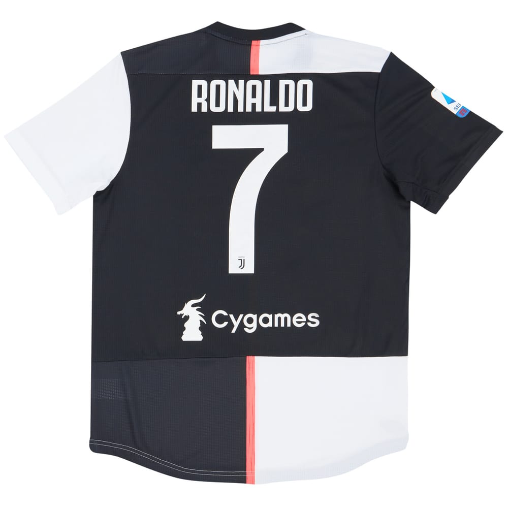 2019-20 Juventus Player Issue Home Shirt Ronaldo #7 (L/XL)