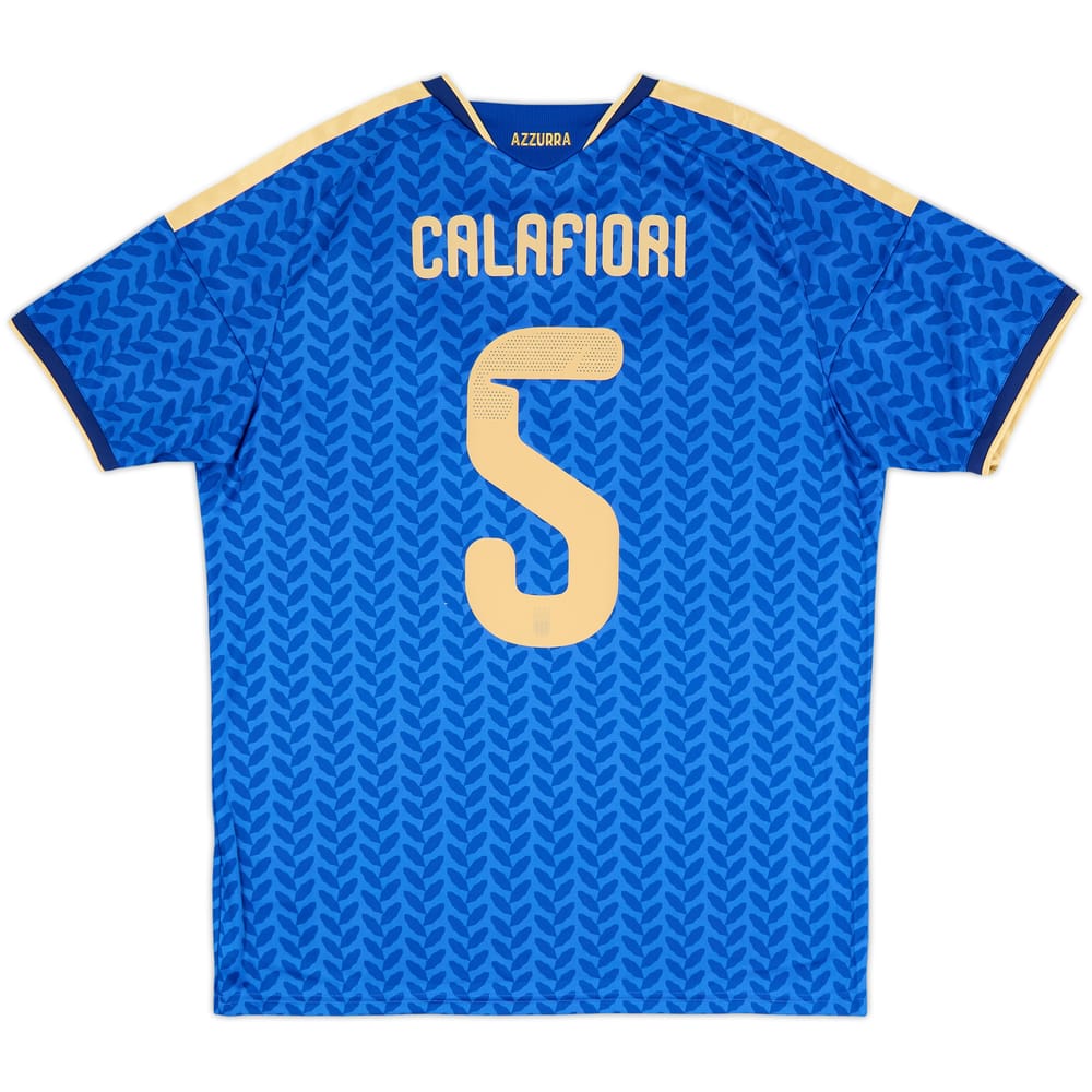 2026-27 Italy Home Shirt Calafiori #5