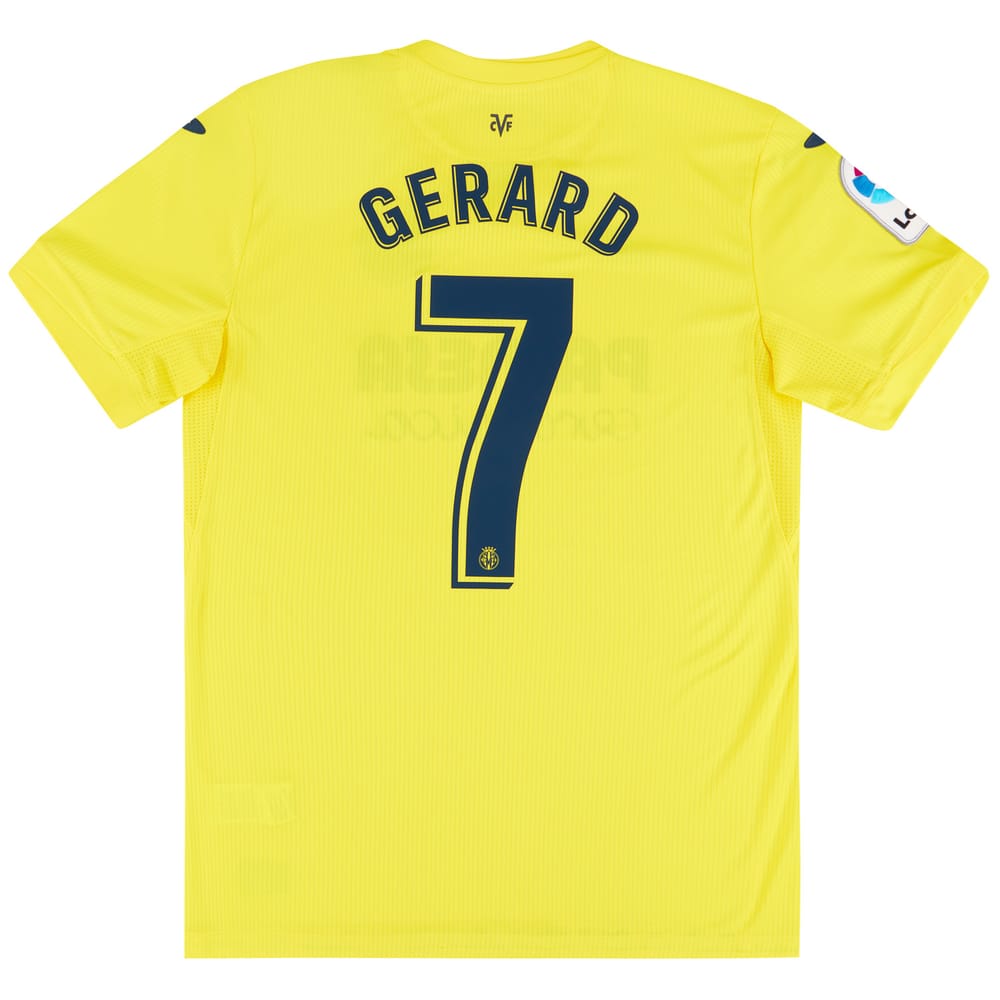 2020-21 Villarreal Home Shirt Gerard #7 (S)