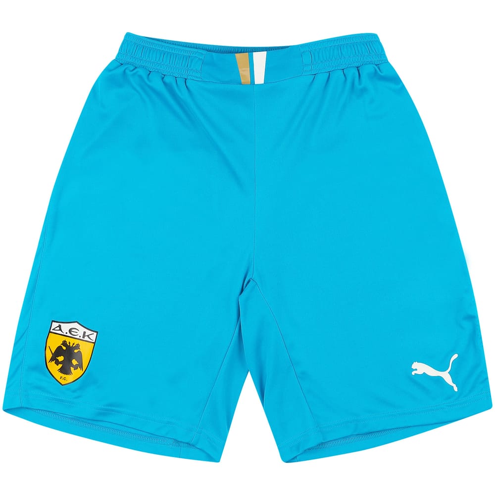 2013-14 AEK Athens GK Shorts - 7/10 - (XXL Kids)