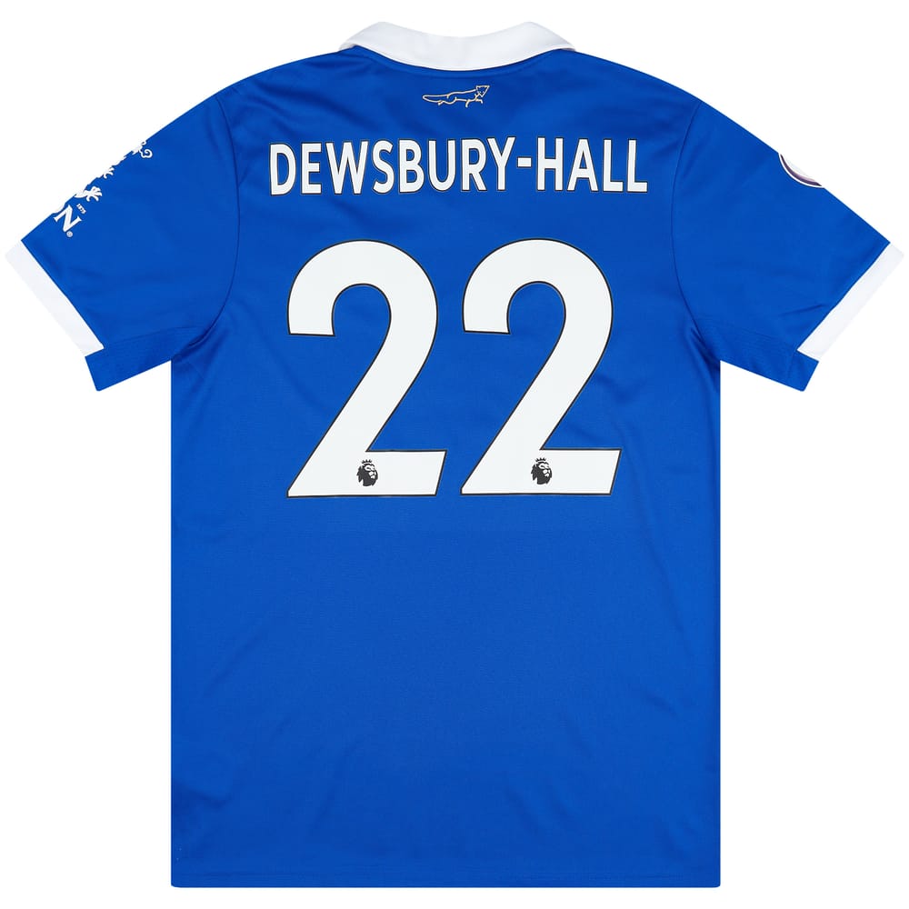 2022-23 Leicester Home Shirt Dewsbury-Hall #22 - (M)
