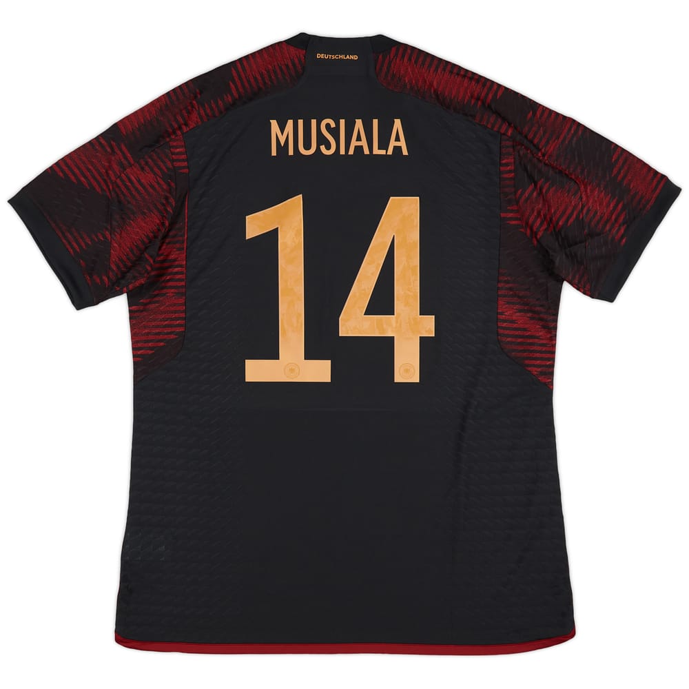 2022-23 Germany Authentic Away Shirt Musiala #14