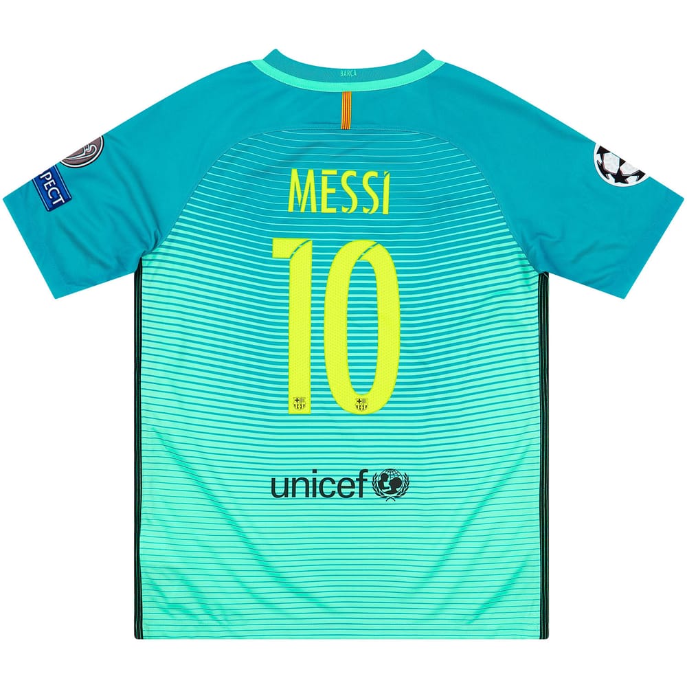 2016-17 Barcelona Third Shirt Messi #10 - NEW - KIDS