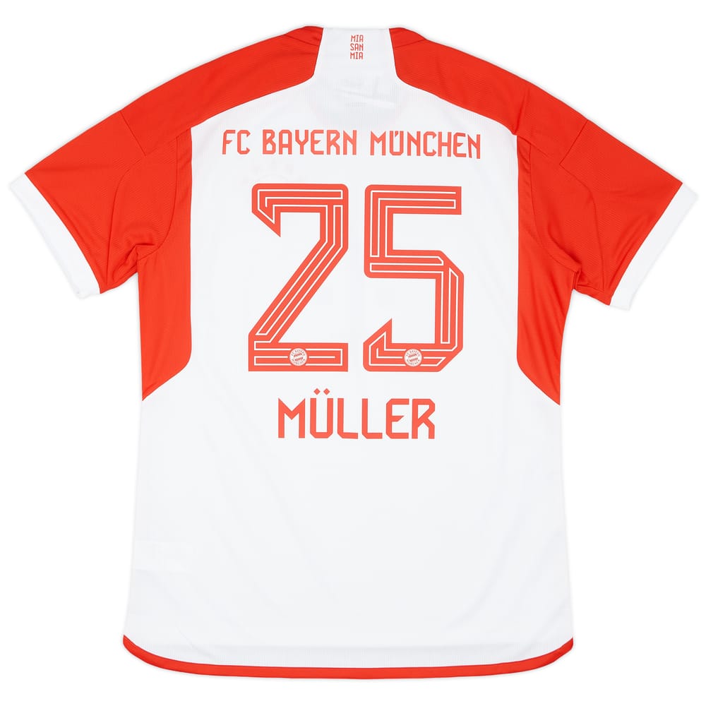 2023-24 Bayern Munich Home Shirt Muller #25
