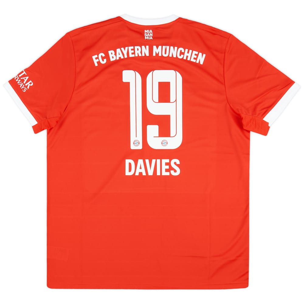 2022-23 Bayern Munich Home Shirt Davies #19