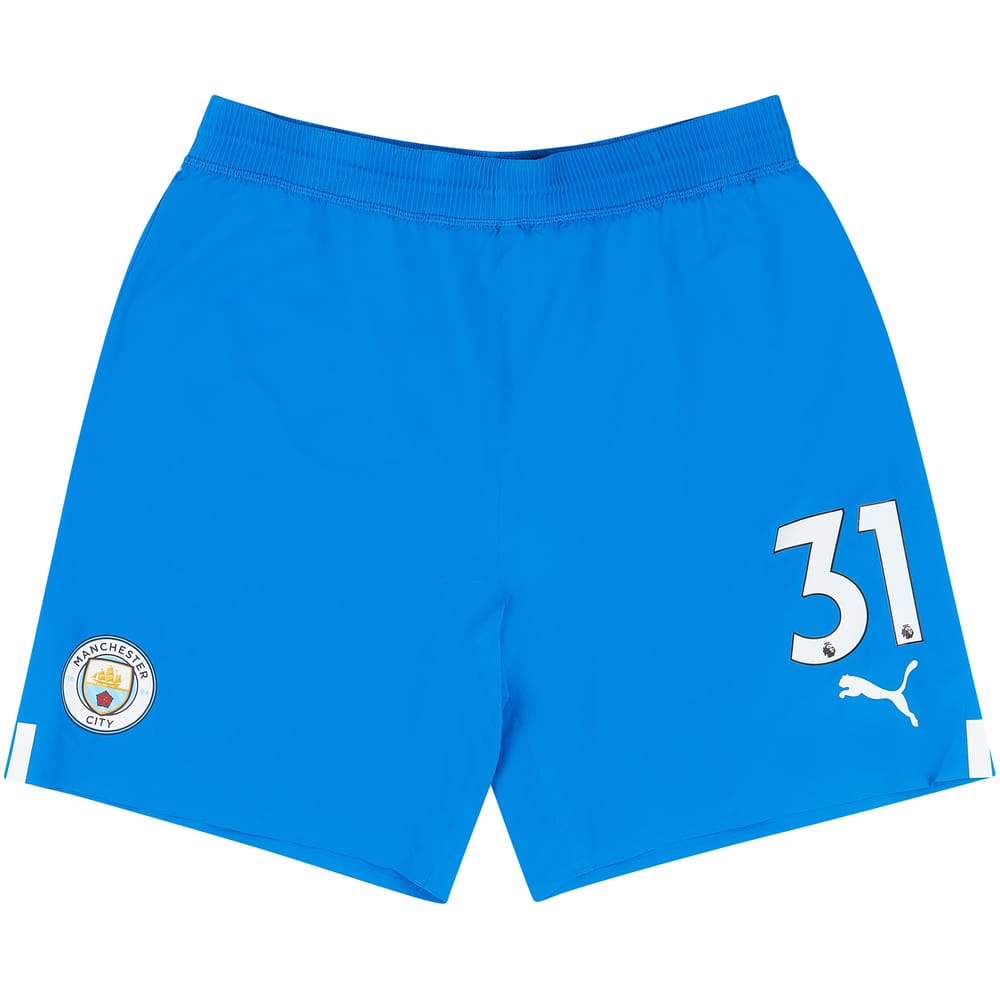 2022-23 Manchester City Match Issue GK Away Shorts Ederson #31 - Excellent 9/10 - (XL)