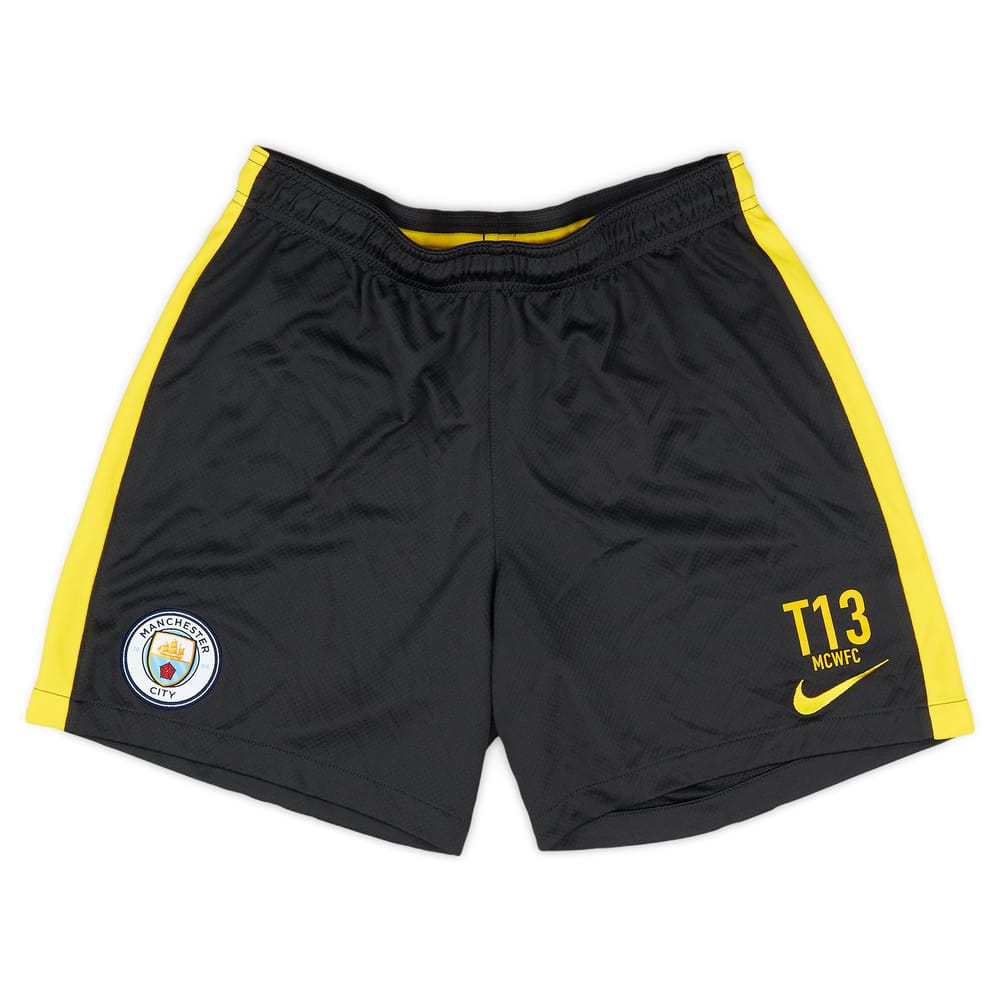 2016-17 Manchester City Women's Player Worn Training Shorts # - 3/10 - (M)