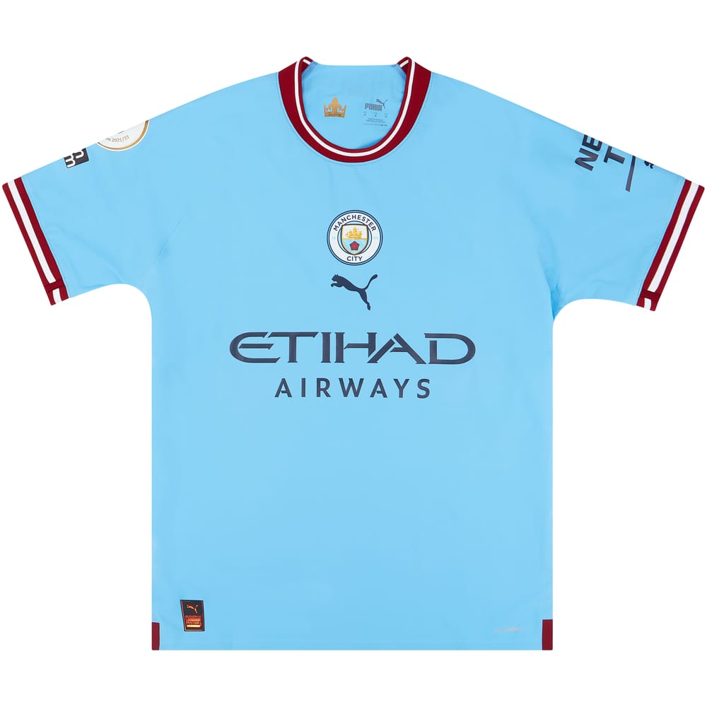 2022-23 Manchester City Player Issue Home Shirt - As New - (M)