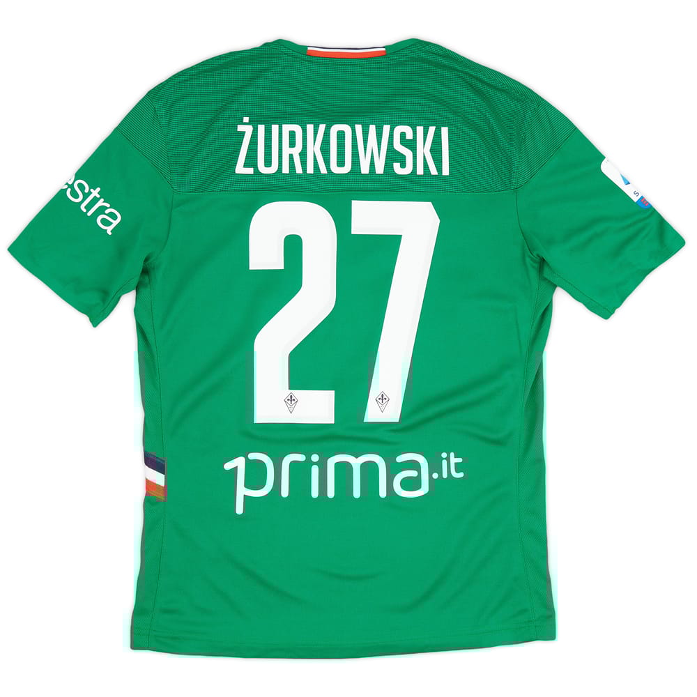 2019-20 Fiorentina Match Issue Third Shirt Zurkowski #27 - As New - (M)