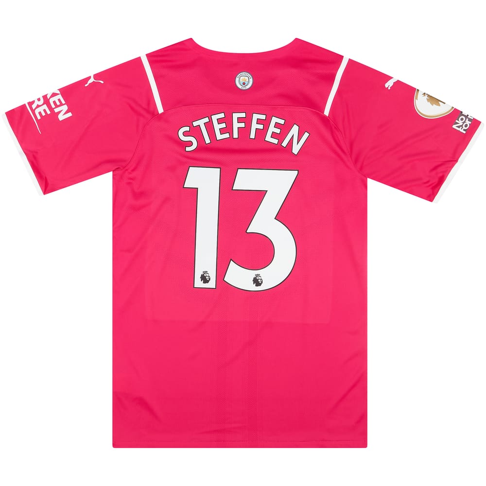 2021-22 Manchester City Player Issue GK Fifth Shirt Steffen #13 - As New - (XL)
