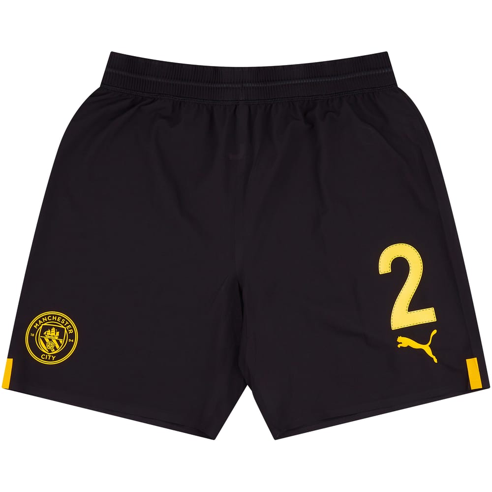 2022-23 Manchester City Player Issue Away Shorts # - 7/10