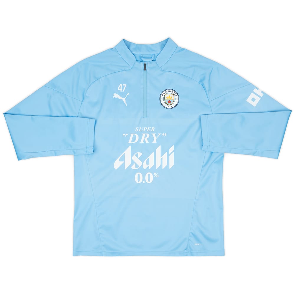 2023-24 Manchester City Player Issue 1/4 Zip Rain Top #47 (Foden) - 7/10 - (M)