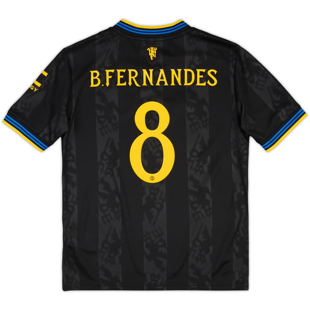 2025-26 Manchester United Third Shirt B.Fernandes #8 (KIDS)