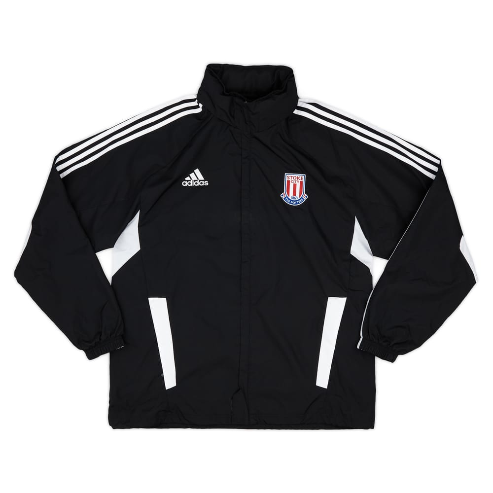 2011-12 Stoke City adidas All-Weather Jacket - As New - (L)