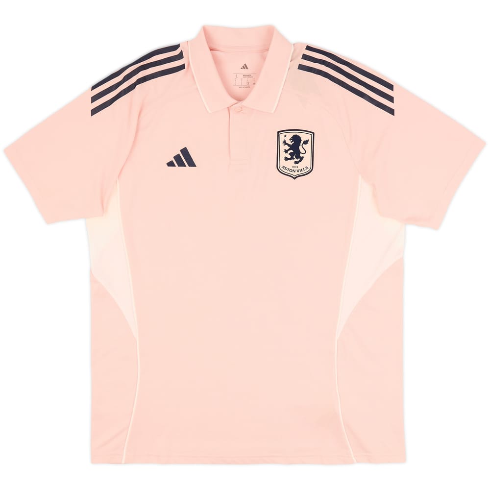 2025-26 Aston Villa adidas Polo T-Shirt