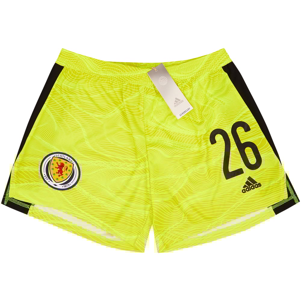 2021-22 Scotland GK Shorts #26 Womens (M)