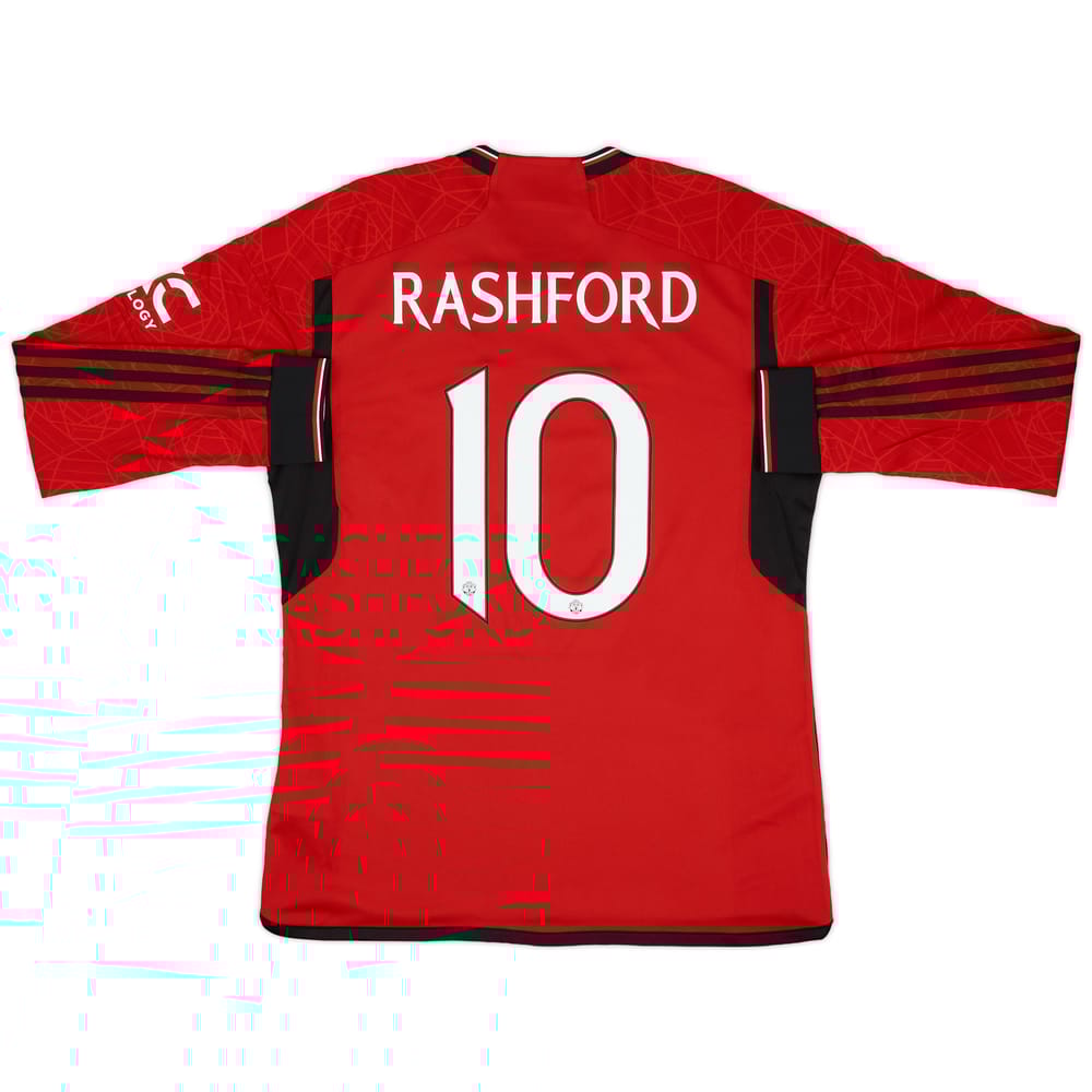 2023-24 Manchester United Home L/S Shirt Rashford #10