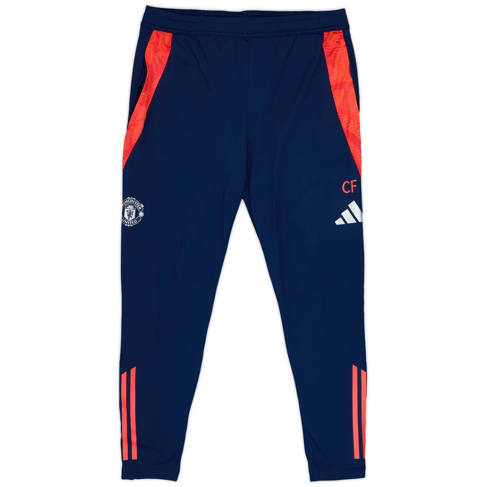 2024-25 Manchester United Staff Issue Training Pants/Bottoms #CF - 9/10 - (L)