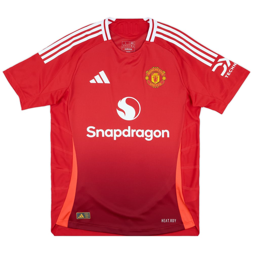 2024-25 Manchester United Player Issue Home Shirt - As New - (M)
