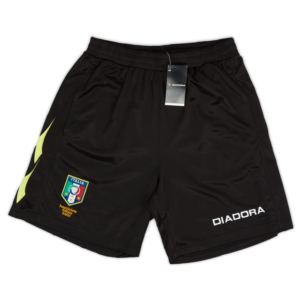 2015-16 Italy Diadora Referee Shorts - NEW