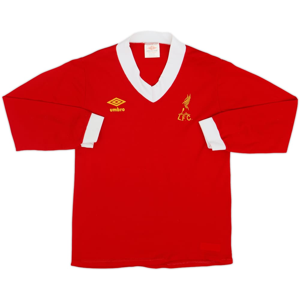 1976-79 Liverpool Home L/S Shirt - 5/10 - (S)