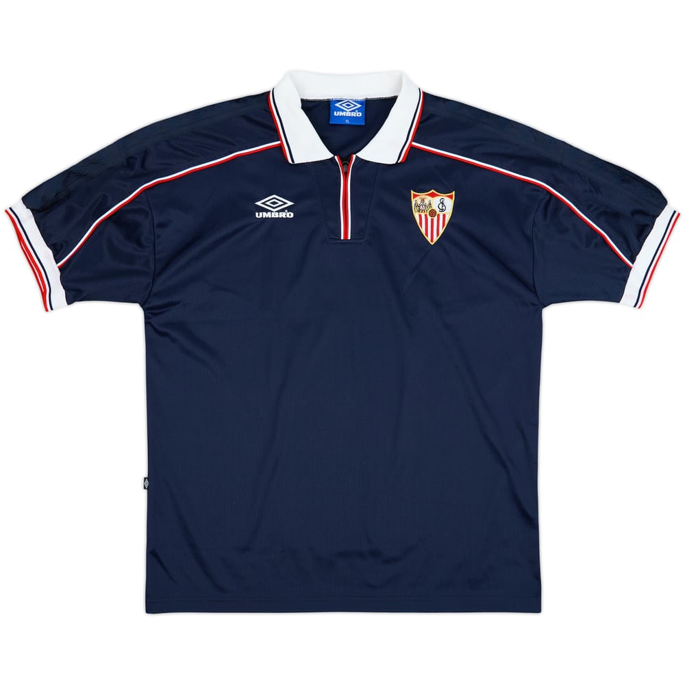 Camiseta de la tercera equipación del Sevilla 1999-01 - 6/10 - (XL)